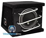 JL Audio CLS113RG-W7AE One 13W7-D1.5 Sub loaded in a sealed enclosure with cross-bar grill