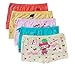 Ya Li Ya 5-Pack Boyshort Panties,Lingerie Bikini Bottom Underwear For Kids Girls