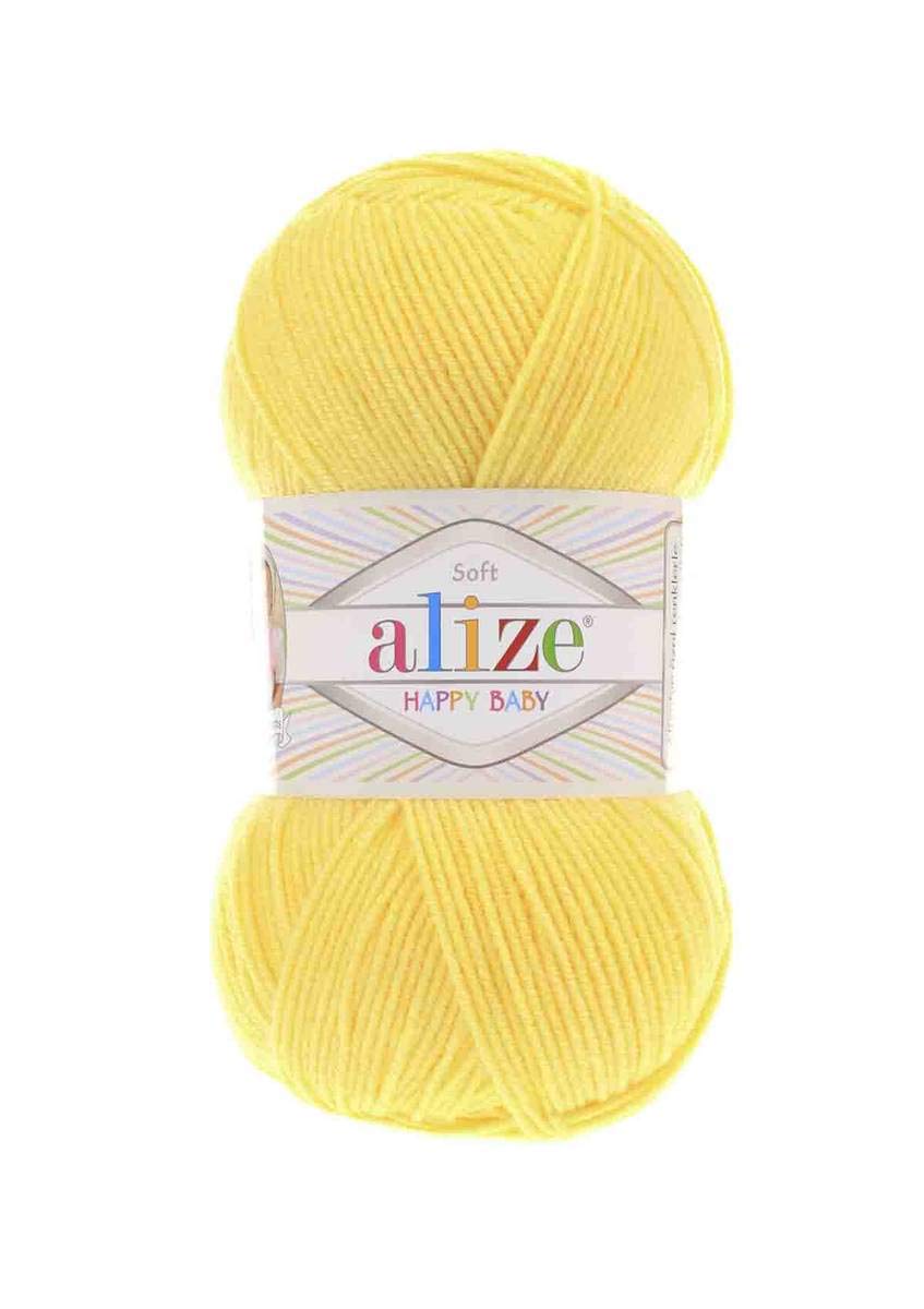 AlizeHappy Baby Hand Knitting Yarn (Yellow)