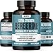 Premium Berberine HCL 1200mg - 150 Capsules - Keppi Berberine Supplement Supports Glucose Metabolism, Diabetes and Weight Management, PCOS Cardiovascular Heart and Gastrointestinal Health Non GMO