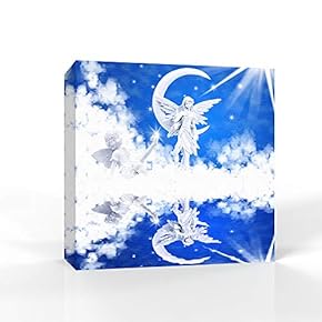 Canvas Wall Art Lovely Angel Pictures Home Wall Decorations for Bedroom Living Room Paintings Canvas Prints Framed - 12x12 inches