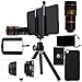 Camera Lens Kit Compatible with Apple iPhone 6 Plus / 6S Plus (NOT for iPhone 6) Including an 8X Telephoto Lens/Fisheye Lens / 2in1 Macro and Wide Angle Lens/Tripod/Holder/Case/Bag/Cloth
