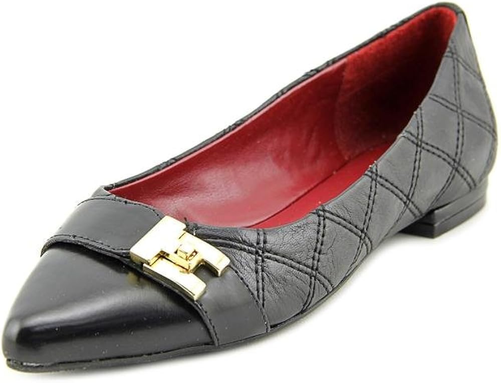 tommy hilfiger black flats