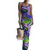 HTD Women Summer Sexy Maxi Bodycon Long Dress Casual Slip Dresses