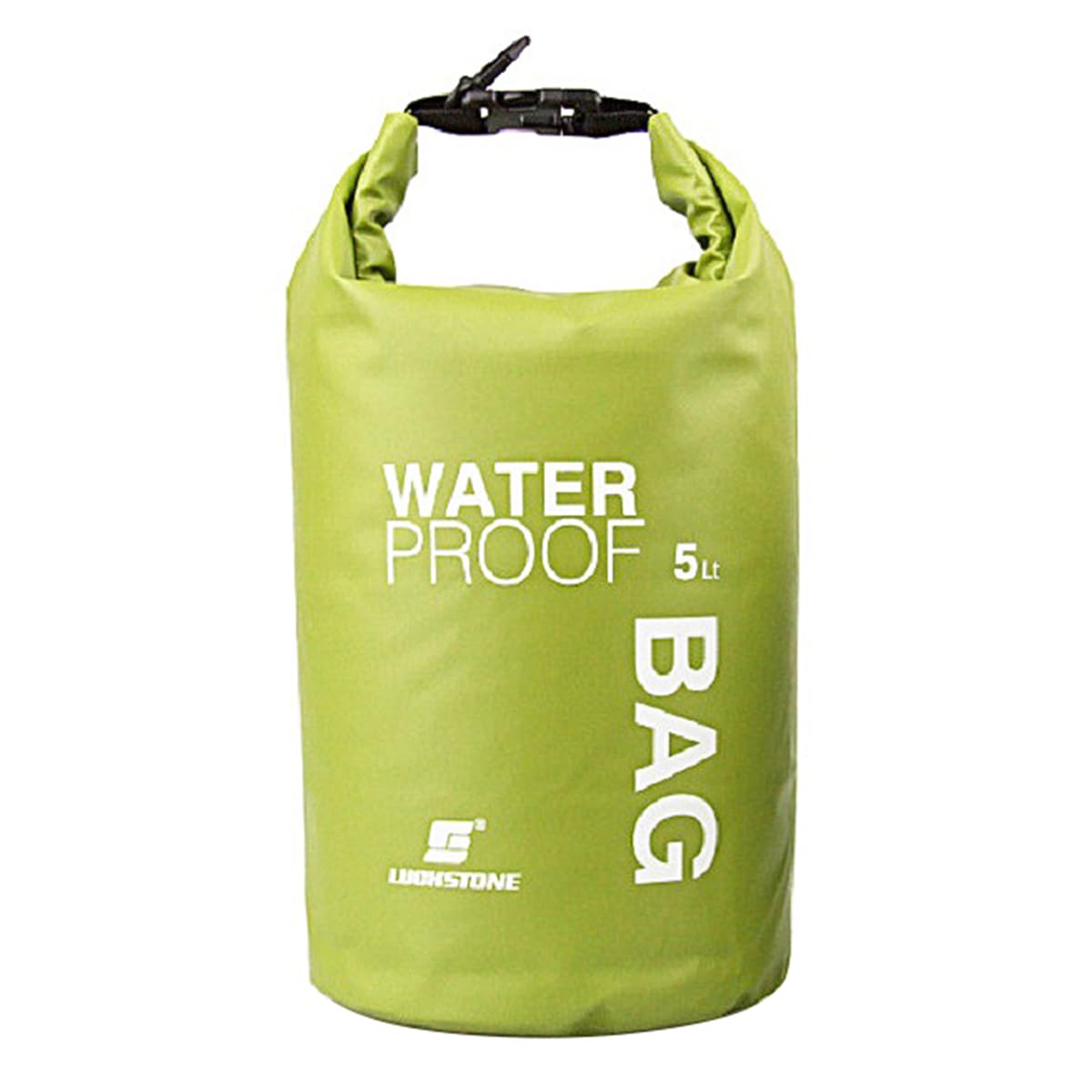 NUZAMAS 5L Green Waterproof Dry Bag River Rafting Waterproof Bag Lightweight Swimming Bag Waterproof Bag for Camping Boating Kayaking Sports