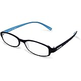 エッシェンバッハ 老眼鏡 READING MEGANE 弾性樹脂フレーム 日本製 +1.5度数 パープル&times;ブルー 2994-3215