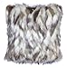 Faux Fur Pillow Cover Tibetan Sand Fox Ivory Beige 18 X18 in - Set of 2