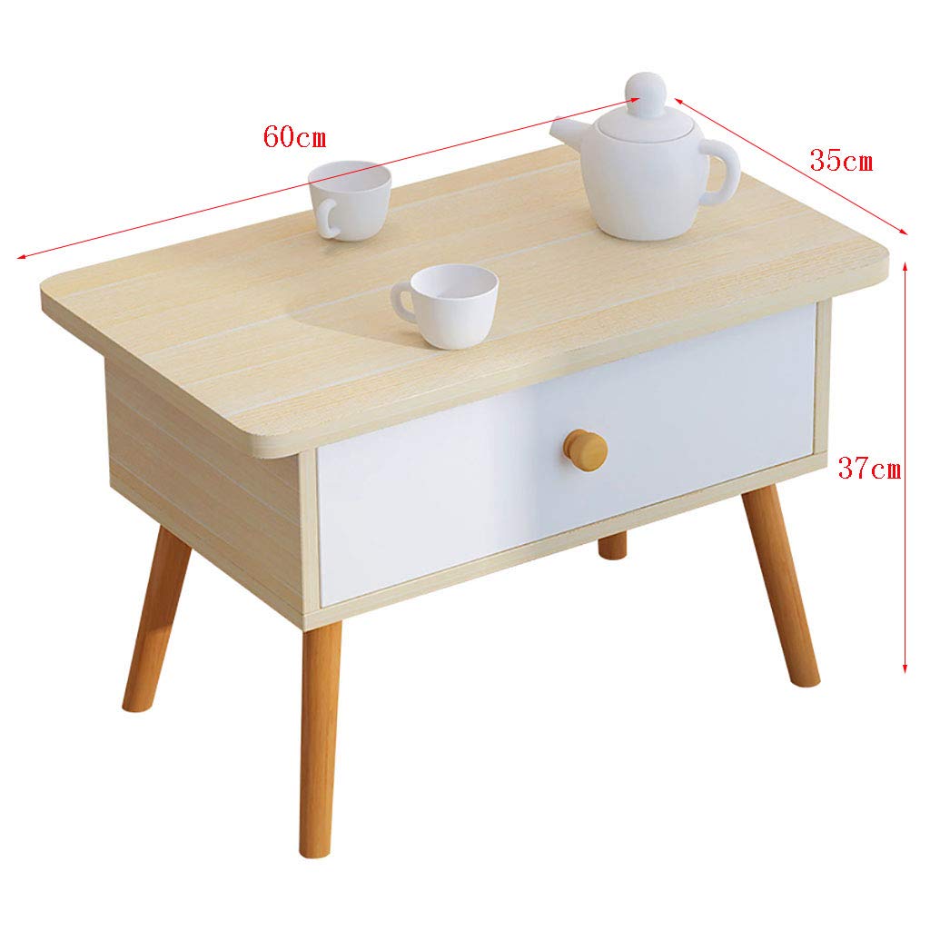 Mesa Auxiliar Mesita De Noche Mesa Auxiliar Lateral con CajóN para ...