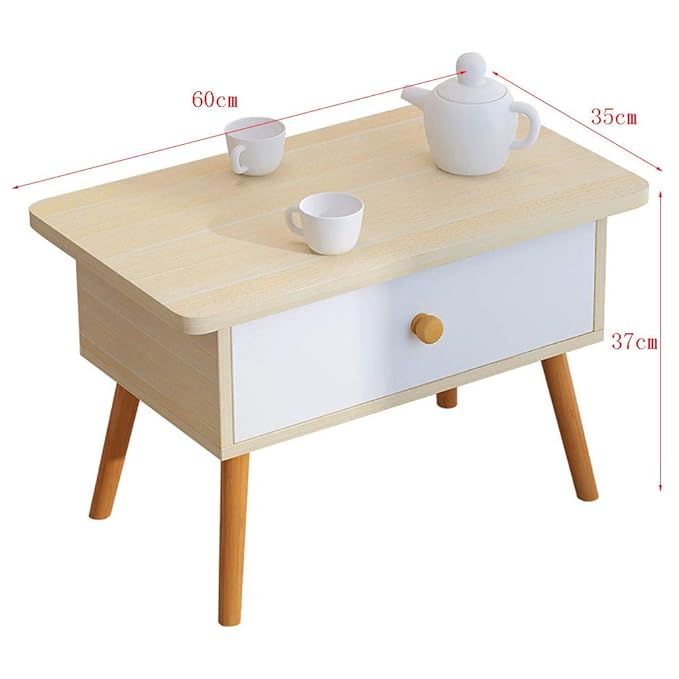 Mesa Auxiliar Mesita De Noche Mesa Auxiliar Lateral con CajóN para ...