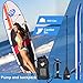 Goplus Inflatable Stand Up Paddle Board Package w/Fin Adjustable Paddle Pump Kit Carry Backpack, 6