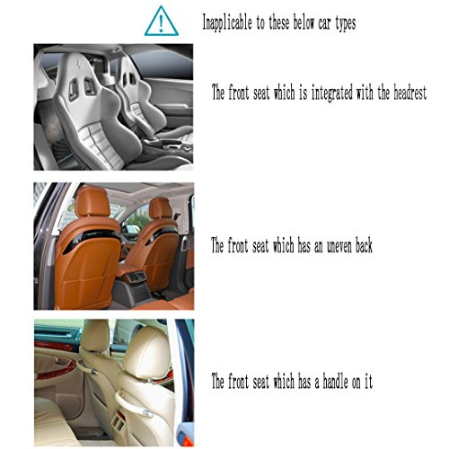 AEMIAO-2-Pack-Organizadores-para-Coche-Kick-Mats-de-Coche-Universal-Multi-Bolsillos-Organizanizador-Impermeable-Protector-Asiento-Trasero-Coche-con-Soporte-de-iPad-Nios-Accesorios