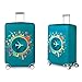 YEKEYI Travel Suitcase Protector Zipper Suitcase Cover Washable Print Luggage Cover 18-32 Inch