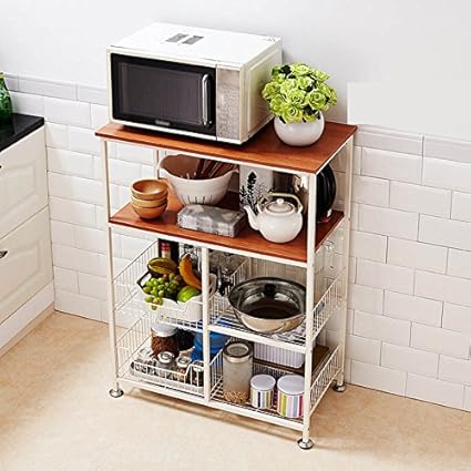 Estante de almacenamiento de cocina, estante de ...