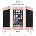 EVERMARKET 3D Full Cover High Transparent Privacy Anti Spy Tempered Glass Screen Protector Film for Apple iPhone 7 Plus 5.5''/ 8 Plus 5.5'',Rose Gold - 2 Packs