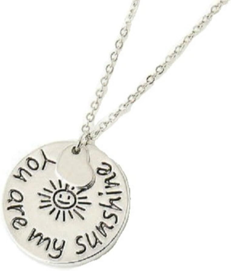 Misswish You are My Sunshine Charm Pendant Necklace