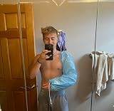 Acu-Life Waterproof Shower Sleeve for Casts & Bandages, Reusable, Blue view 4