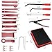 OUTON 38PCS Trim Removal Tool, Car Pry Panel Repair Tool, Radio Removal Kit, Auto Clip Pliers, Precision Hook Pick, Upholstery Fastener Remover, Tire Cleaning Hook with Storage Bag