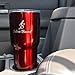 Silver Bound 30 oz Stainless Steel Tumbler- Double Wall Vacuum Insulated Tumbler bundled with Sliding Lid Stainless Steel Straw and Brush