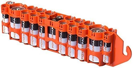 Storacell by Powerpax PBC Original Multi-Pack Battery Caddy, Orange by Storacell