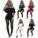 CoCo fashion Off Shoulder Sleeve Hollow Out Sexy Women Bodycon Long Jumpsuit Rompers