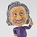LYNDA SUTTON Einstein Bobblehead - Albert Einstein Sculpture,Bobble Head for Car Dashboard/Computor/Desk