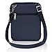 Travelon Men Anti-Theft Signature Slim Pouch (Blue - Exclusive Color), One Size