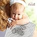 Coney Island Cotton - Lovey Security Blanket for Baby, Soft Cuddly Elephant, 11.8” by 11.8”