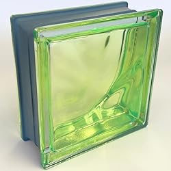 Quality Glass Block 7.5 x 7.5 x 3 Pegasus Metalized