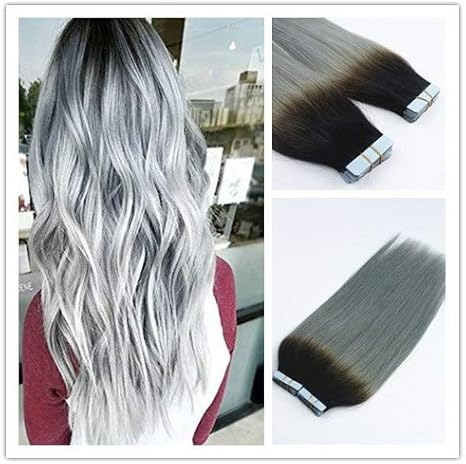 Globalwing 20 Pcs 50 G Argent Ombre Ruban Adhésif En