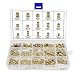 OCR M2 M3 M4 M5 330 Pieces Female Brass Threaded Knurled Insert Embedment Nuts