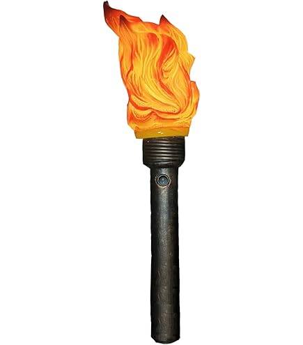 Tixtivn Handheld Torch Prop LED Light,18.05inch Long,Realistic