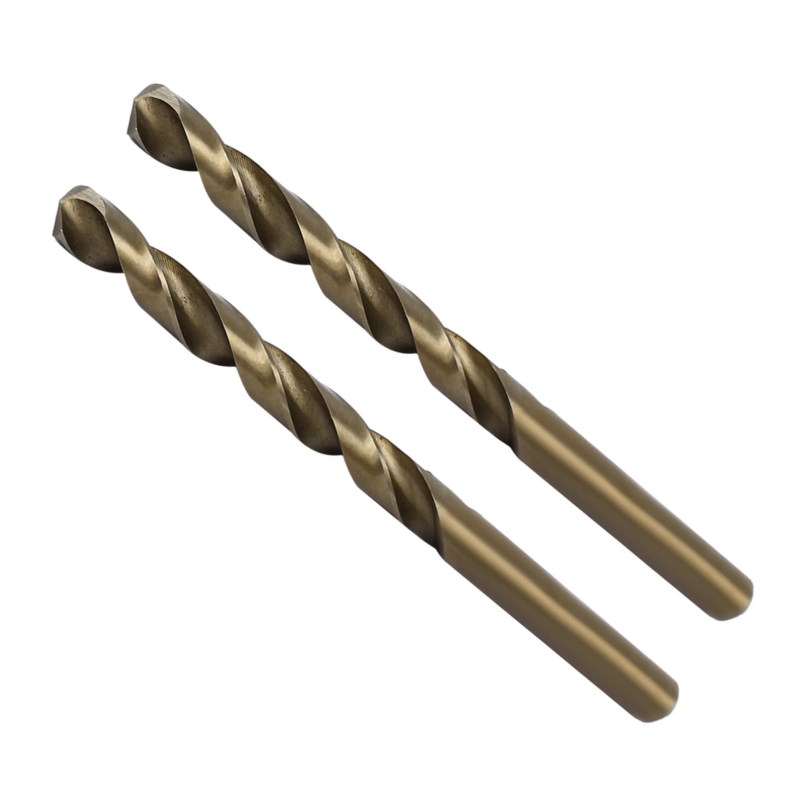 CoCud High Speed Steel Cobalt Twist Drill Bits, 6.7mm Diameter 108mm Length, Straight Twist Jobber Drill Bit - (Applications: for Metal Woodwork Plastic Aluminum), 2Pieces