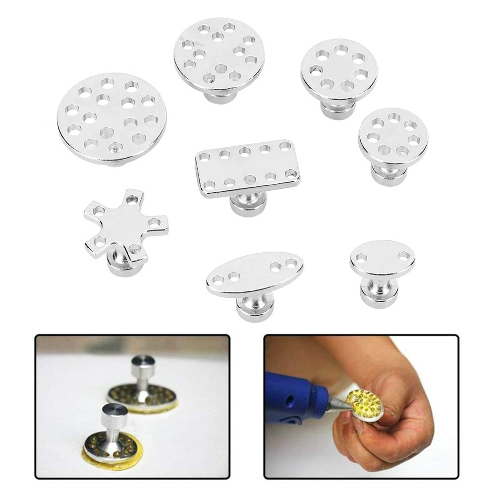 8pcs Metal Plate Dent Removal Puller Lifter Repair Tool Kit Garden Repairing Accessories Garden Repair Tools Sheet Special Sucker