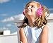 Votones-Wireless Bluetooth Kids Headphones Lightweight Foldable Adjustable Over Ear Earphone with Microphone Aux in SD Card FM for Smartphone PC Tablet(Pink)