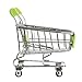 Vktech Mini Shopping Cart Supermarket Handcart Shopping Utility Cart Mode Storage Toy (Green)