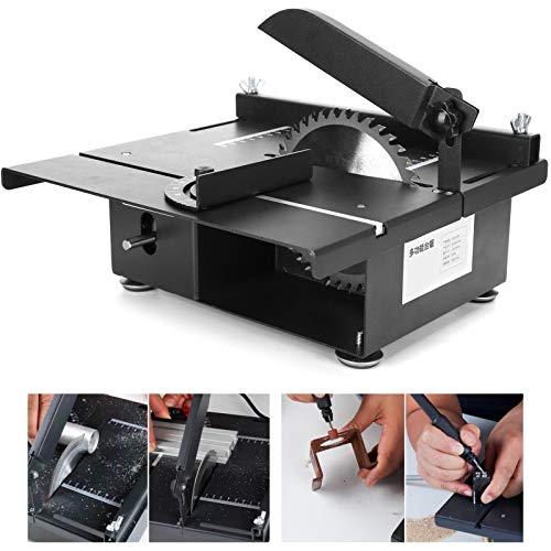 Tischkreissäge für die Holzbearbeitung, Mini-Tischkreissäge, langlebig, Mehrwinkelschneiden Hochsicherheitsfaktor 1200W… – Bild 4