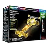 Laser Pegs Dragster 6-in-1 Building Set Building Kit; The First Lighted Construction Toy to Ignite Your Child's Creativity; It's Your Imagination, Light It Up