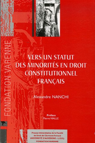 Vers un statut des minorités en droit constitutionnel français