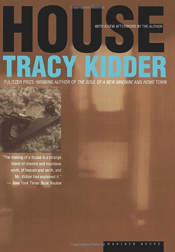 House Kidder, Tracy 9780618001910 Books