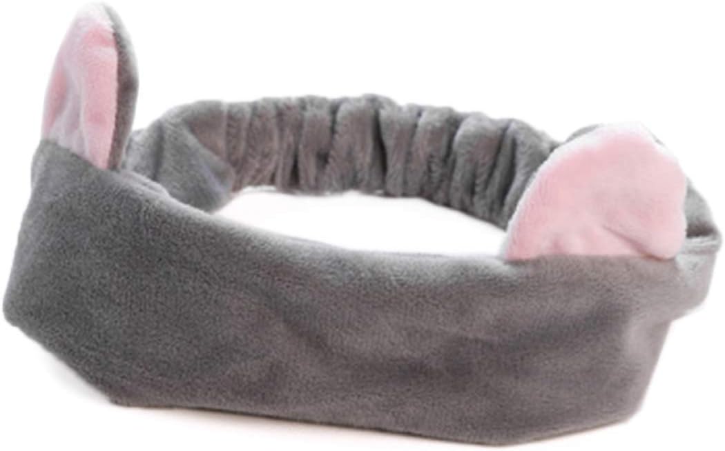 YuzhouGJ Unique Fashion New Cat Ears Hair Band Korea Lovely Face Wash Hoop Cat Makeup Sport Hairwear Head Scarf Headdress for Birthday, Valentine's Day, Anniversary