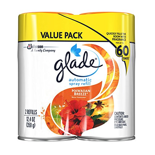 Glade Automatic Spray Air Freshener, Hawaiian Breeze, 2count, 12.4 Ounce