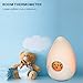 MeasuPro Nursery Safety Thermometer Night Light with Color Changing Light, LCD Display and Rechargeable Battery