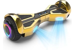 HOVERSTAR All-New HS2.0 Hoverboard All-Terrain Two-Wheel Self Balancing Flash Wheel Electric Scooter with Wireless Bluetooth Speaker