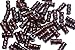 Bistore - Bead, Wood (Dyed/Coated), Dark Brown, 16x7mm Hand-cut Bamboo. Sold Per Pkg of 500.