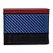 DC Comics Superman Carbon Fiber Metal Badge Bifold Wallet
