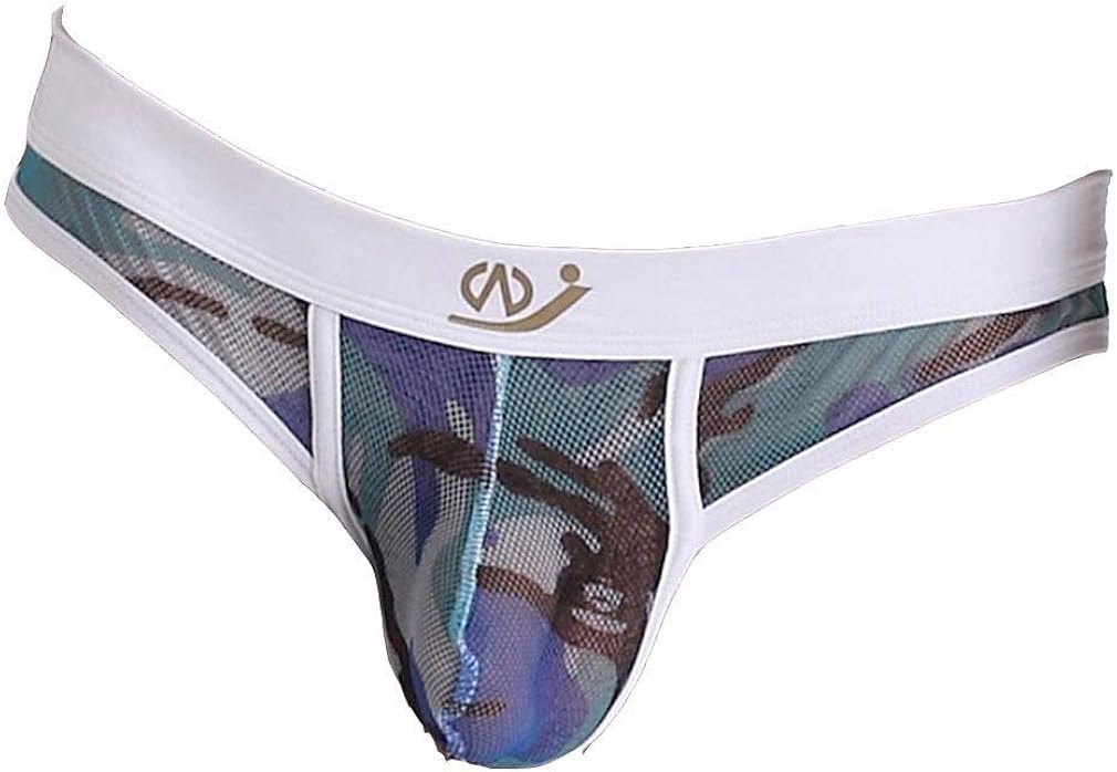 BoBoLily Slip Hommes Confort Mesh Imprimé Slip Vintage De Spécial Style