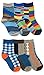 Jefferies Socks Boys Fashion Crew Socks 6 Pair Pack