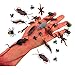 XONOR 100 Pieces Plastic Realistic Bugs - Fake Cockroaches, Spiders, Scorpions, Ants, Geckoes, Centipedes, Mice, Flies, Bats for Halloween Party Favors and Decoration