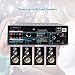4-Channel Wireless Bluetooth Power Amplifier – 1000W Stereo Speaker Home Audio Receiver w/FM Radio, USB, Headphone, 2 Microphone w/Echo, Front Loading CD DVD Player, LED, Rack Mount – Pyle PD1000BAthumb 3