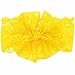 CellElection 8pcs 4.5 inches Large Huge Big Princess Lace Hair Bows Headbands Hair Bands Acessories for Girls Baby Kids Teens